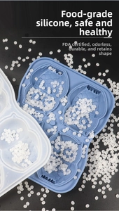 Detail of owl-shaped silicone ice molds showing food-grade texture and durable design