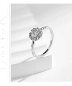 Detail view of S925 sterling silver ring showing the inner S925 certification hallmark