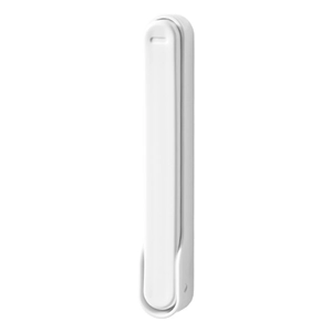 Minimalist white folding wall hanger made of durable plastic for space-saving storage
