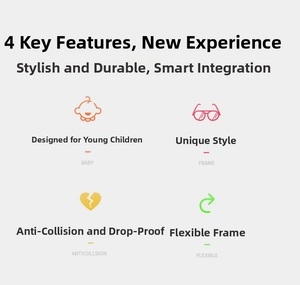 Detail view of flexible, anti-collision silicone frames for toddler sunglasses
