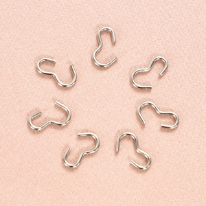 Stainless Steel Jewelry Connectors DIY Craft S Shaped Hooks Metal Clasps For Necklaces And Bracelets Making Mirror Polished