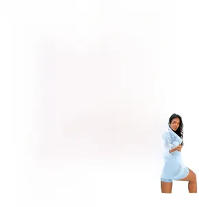 Détail de l'ensemble de yoga bleu ciel avec tissu extensible et short push-up