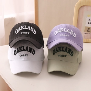 Set of quick-dry baseball caps for kids with OAKLAND embroidery in four colors