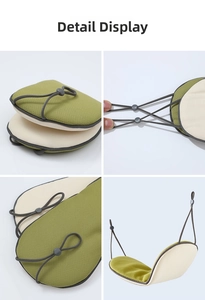 Detail view of double-sided sleep mask with breathable mesh fabric and adjustable strap