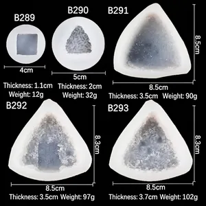 Moldes de silicona para bolas de arroz y postres en varios tamaños con dimensiones