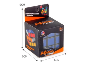 Classic 5.7cm 3x3 speed cube displayed in a blue retail box for children aged 6+