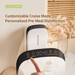 Smart Cutlery Sanitizer Wall Mounted UV Sterilizer Hot Air Drying Chopstick Spoon Storage Organizer LED Display