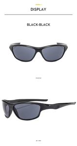 Front and 45-degree side views of black Y2K cyberpunk sports sunglasses on white background