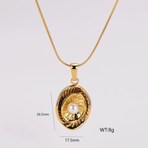 Paramètres de taille détaillés du collier cœur doré avec mesures et poids inclus