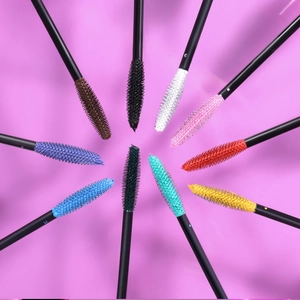 Bunte Mascara 10 Farben Set wasserdicht langanhaltend dichte geschwungene Make-up Tool.