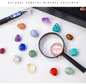 Detailed collection of assorted natural crystal specimens and polished mineral gemstones