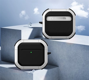 Coque robuste pour AirPods Pro avec design antichoc aux coins sur socle en ciment