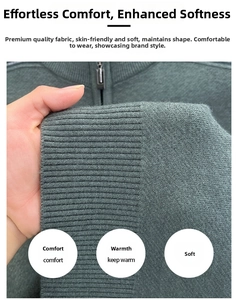 Detail of dark green ribbed knit fabric showing high elasticity and soft texture