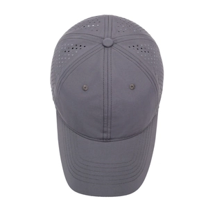 Berretto da baseball grigio scuro traspirante mesh uomo, cappello sportivo parasole