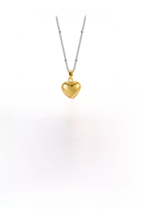 Detailed specifications of the S925 silver heart pendant necklace with dimensions and weight