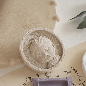 3D-Relief-Silikonform mit Cartoon-Charakter für DIY-Bastelarbeiten und Kühlschrankmagnete