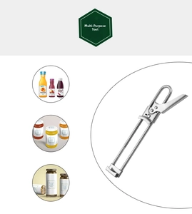 Macro view of adjustable stainless steel jar opener showing versatile grip for various lid sizes