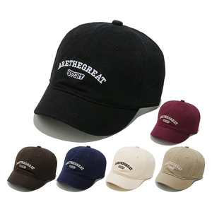 Vintage Cotton Baseball Cap Short Brim Soft Top Letter Embroidery Adjustable Sun Protection Casual Sport Hat Women Men