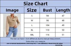 Guide des tailles pour veste motard femme avec mesures de poitrine et de longueur