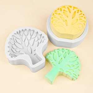 3D Tree of Life silicone mold set for handmade candles, soaps and baking crafts