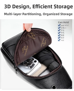 Detail view of the main compartment showing scientific storage for iPad and accessories