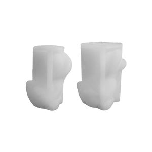 Halloween mushroom duck silicone molds for scented candles and DIY crafts, 2-piece set