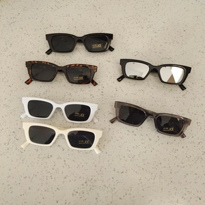 Kids vintage small square sunglasses with UV400 protection in six assorted colors