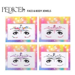 Face and body jewel stickers in pink, purple and silver for children performances