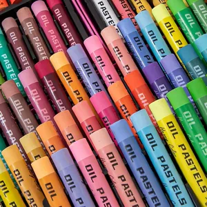 36 vivid heavy color oil pastels set for artistic painting and creative drawing