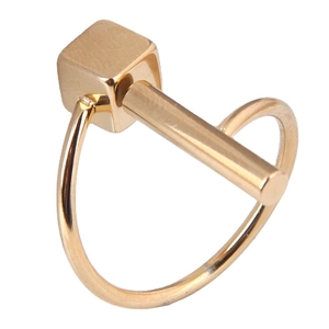 Fashion Alloy Rings For Women Geometric Heart Puzzle Minimalist Hip Hop Punk Adjustable Jewelry Elegant