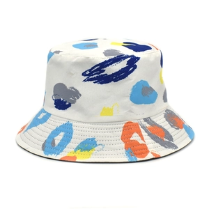 Cappello Alla Pescatora Reversibile In Cotone Con Stampa Graffiti Street Art Protezione Solare Cappello Casual Per Unisex