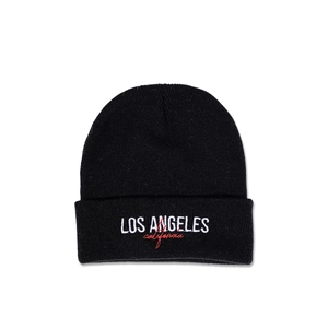 Berretto In Maglia Con Risvolto Acrilico Caldo Ricamo Los Angeles California Hip Hop Streetwear Unisex