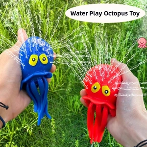 Jouets de bain pieuvre pulvérisateurs d'eau, jouets d'animaux marins colorés