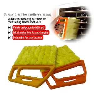 Microvezel jaloeziereiniger met ergonomische handgreep voor ventilatieroosters