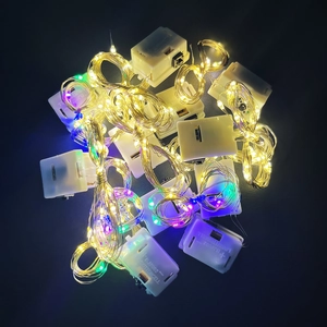 Waterproof 1m LED copper wire star string lights for cake decoration and flower bouquets
