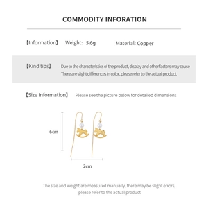 Detailed technical drawing of pearl pony drop earrings showing 6cm length and 2cm width