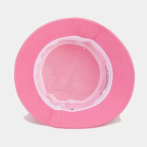 Chapeau bob rose en coton pour femme avec bandeau anti-transpiration et bord pare-soleil