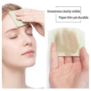 Facial Oil Absorbing Paper Portable Linen Wood Pulp Blotting Sheets Face Cleansing Oil Control For Men And Women
