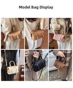Detail view of stylish pleated bucket bags in multiple colors worn in daily scenes