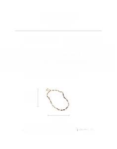 Detail showing freshwater pearl necklace dimensions with agate beads and copper chain