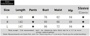 Detailed size chart for the leopard print maxi dress showing measurements in centimeters