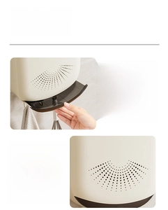 Detailed view of the removable drip tray and breathable vent holes for kitchen organizer