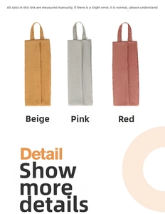 Detail view of portable waterproof storage bags in beige, pink, and red with sturdy handles