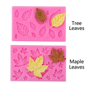 Leaf Maple Silicone Mold Fondant Cake Decoration Baking Chocolate Candy Jelly Sugarcraft Tool Heat Resistant