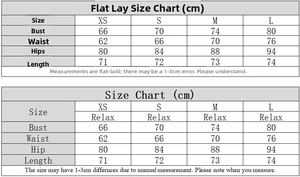 Tabla de tallas detallada en cm para el vestido de lentejuelas con medidas de busto y cintura