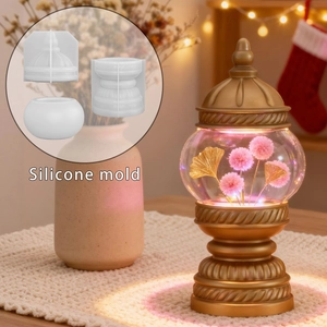 Καλούπι Σιλικόνης DIY Επιτραπέζιο Φωτιστικό Τουρκικού Στυλ Χύτευση Ρητίνης Ρετρό Ανάγλυφο Διακόσμηση Σπιτιού