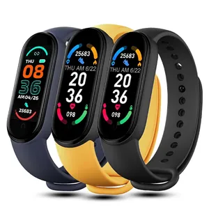 M6 Smart Fitness Tracker Sport Band Heart Rate Blood Pressure Monitor Pedometer Digital Watch For Men Women Students Health Monitor