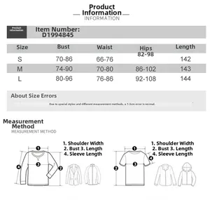 Size chart for summer print maxi dress showing bust, waist, hips and length measurements