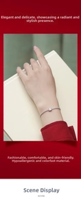 Macro detail of S925 sterling silver bracelet featuring a rectangular moissanite center stone