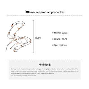 Detailed size specifications for leather and acrylic beaded bohemian waist chain belt